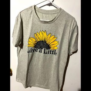 “Live a Little” Sun graphic tee